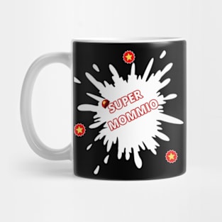 Funny Super Mommio Fitted Mug